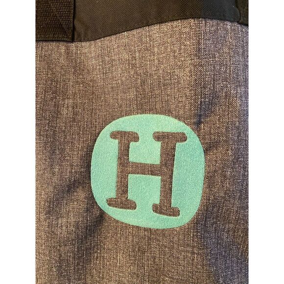Thirty-one tote Monogram "H" size 20"x14" Gray Black - Picture 2 of 8